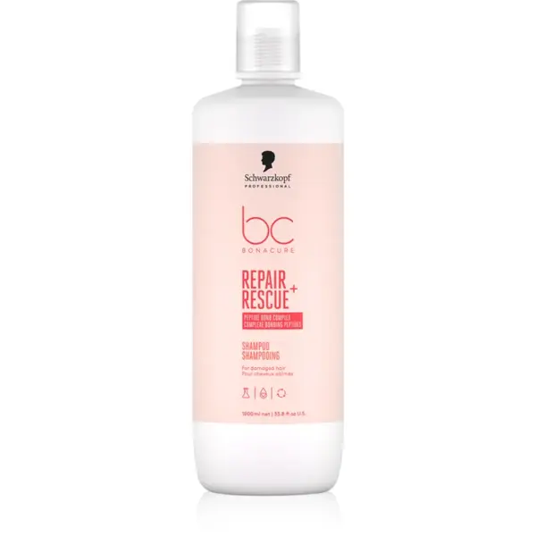 Schwarzkopf Professional BC Bonacure Repair Rescue+ șampon îngrijire pentru par deteriorat 1000 ml