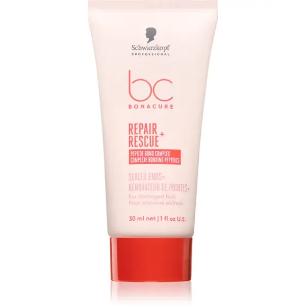 Schwarzkopf Professional BC Bonacure Repair Rescue+ ser crema pentru păr foarte deteriorat și vârfuri despicate 30 ml
