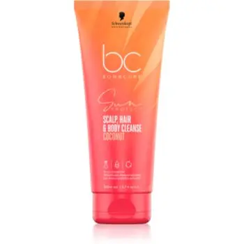 Schwarzkopf Professional BC Bonacure Sun Protect Scalp, Hair & Body Cleanse gel de duș 2 in 1