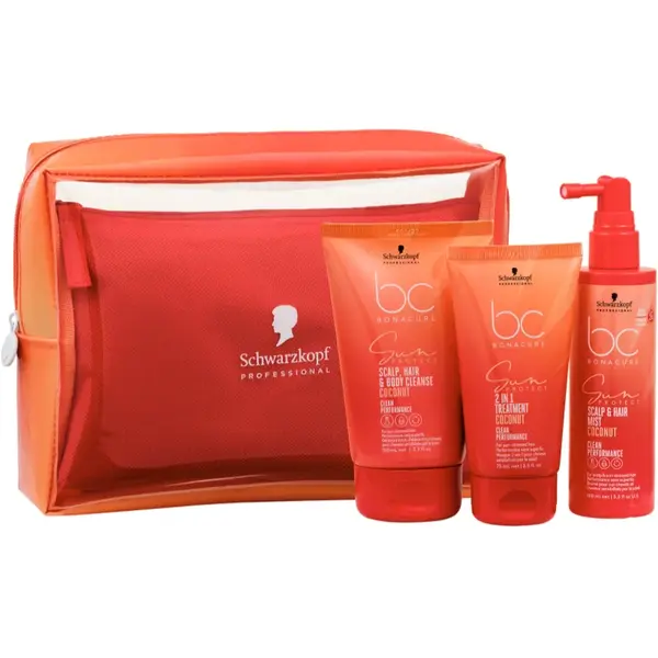 Schwarzkopf Professional BC Bonacure Sun Protect Sun Bag Seturi pentru voiaj pentru par expus la soare 1 buc