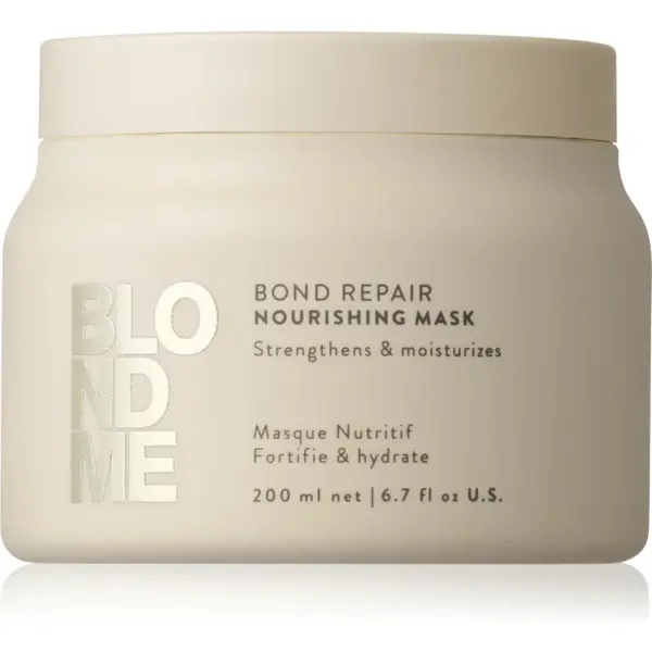 Schwarzkopf Professional Blondme Bond Repair Nourishing Mask Masca intens hrănitoare 200 ml