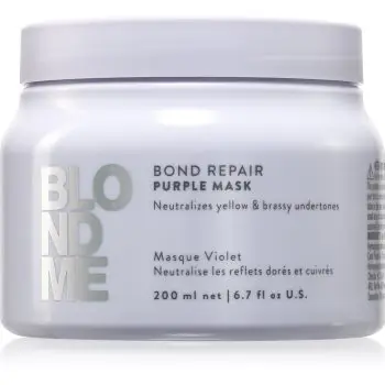 Schwarzkopf Professional Blondme Bond Repair Purple Mask Masca de par neutralizeaza tonurile de galben