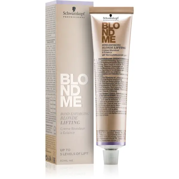 Schwarzkopf Professional Blondme Lifting crema decoloranta pentru par blond culoare Ice-Irisé 60 ml