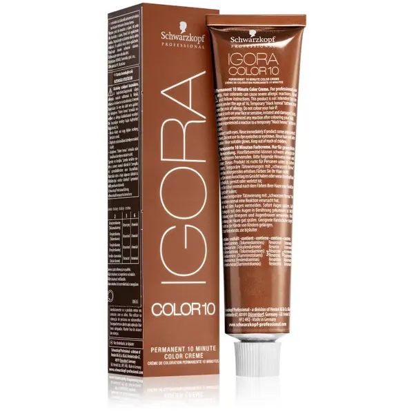 Schwarzkopf Professional IGORA Color 10 Culoare permanenta pentru par culoare 7-0 Medium Blonde Natural 60 ml