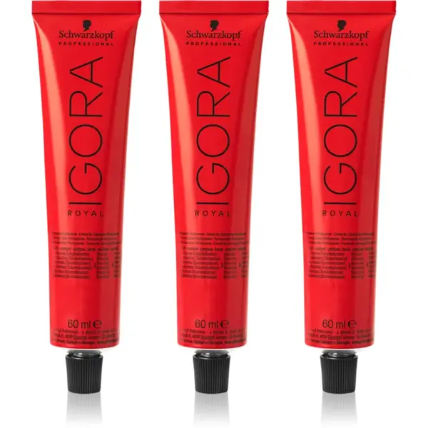 Schwarzkopf Professional IGORA Royal culoare par ambalaj economic culoare 5-0 Light Brown Natural 3x60 ml