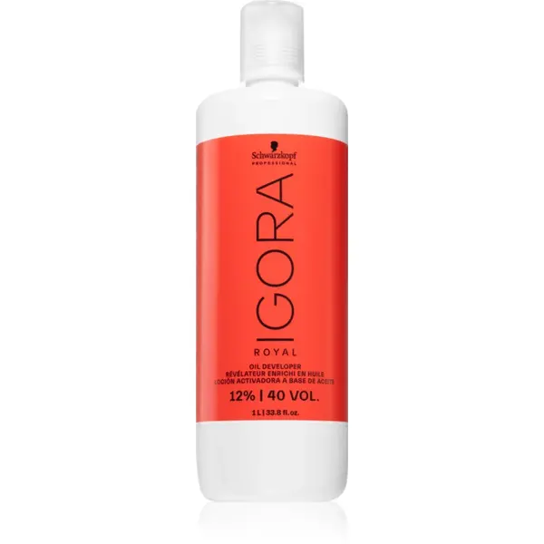 Schwarzkopf Professional IGORA Royal lotiune activa 12 % 40 Vol. 12% / 40 Vol. 1000 ml