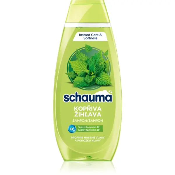 Schwarzkopf Schauma Nettle Freshness sampon pentru curatare pentru par si scalp gras 400 ml
