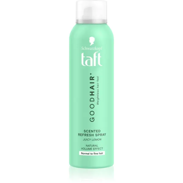 Schwarzkopf Taft Good Hair Spray revigorant pentru par fin si normal parfum Juicy Lemon 150 ml