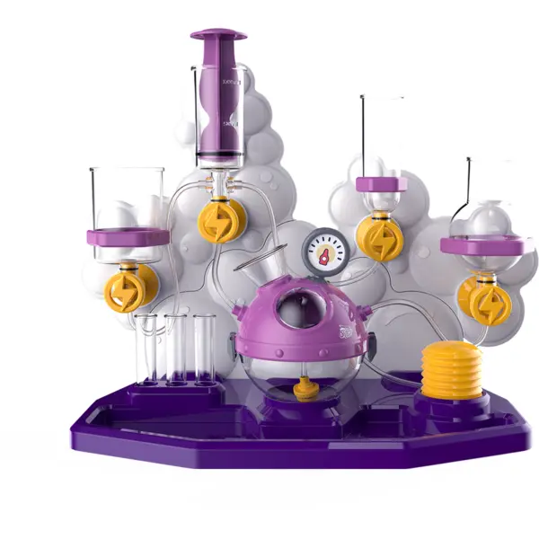 Science Can Super laboratorul experimentelor cu bule-Kit stiintific, Varsta recomandata 8 ani+, Multicolor