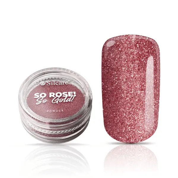 Sclipici So Rose! So Gold! Silcare pentru Nail Art si Decor Unghii - Everin