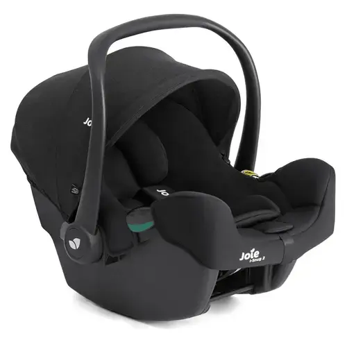 Scoica auto Joie i-Snug 2 Raven, cu tetiera reglabila, 40-75 cm, testata ADAC si certificata R129, Negru