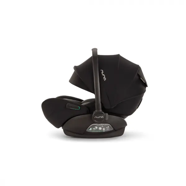 Scoica auto pentru copii Nuna ARRA flex Caviar i-Size, spatar reglabil, tetiera ajustabila, nastere-87 cm, certificata R129