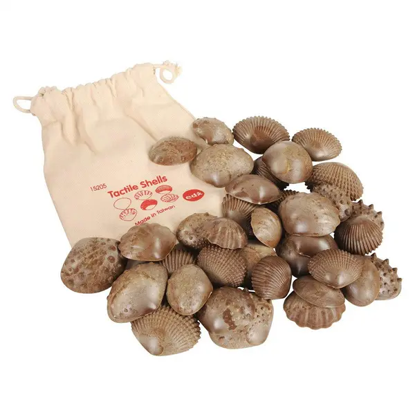 Scoici tactile, set senzorial cu 36 piese, Edx Education multicolor
