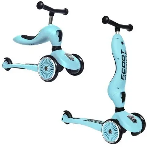 Scoot & Ride Trotineta Scoot & Ride Highwaykick 1 2 in1 , Albastru