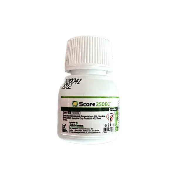Score 250EC 20 ml, fungicid sistemic, Syngenta, Rapan, Monilioza, Fainare, Alternarioza, Basicarea frunzelor; (cais, capsun, cires, mar, piersic, rapita, sfecla zahar, tomate, visin) - Default Title
