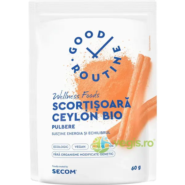 Scortisoara Ceylon fara Gluten Ecologica/Bio 60g Secom,