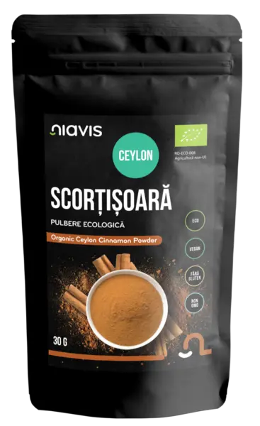 Scortisoara Ceylon Pulbere ecologica, 30g, Niavis