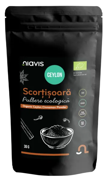 Scortisoara Ceylon Pulbere ecologica, 30g, Niavis