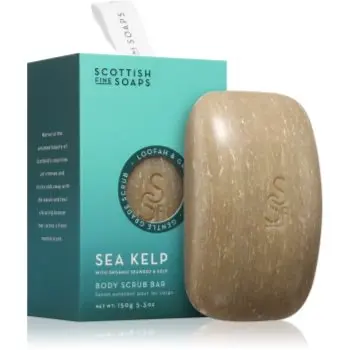 Scottish Fine Soaps Sea Kelp Body Scrub Bar săpun exfoliant pentru corp