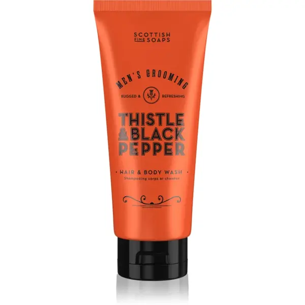 Scottish Fine Soaps Thistle & Black Pepper gel de duș pentru barbati 200 ml