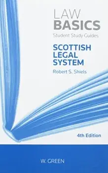 Scottish Legal System LawBasics, Paperback/Robert Shiels