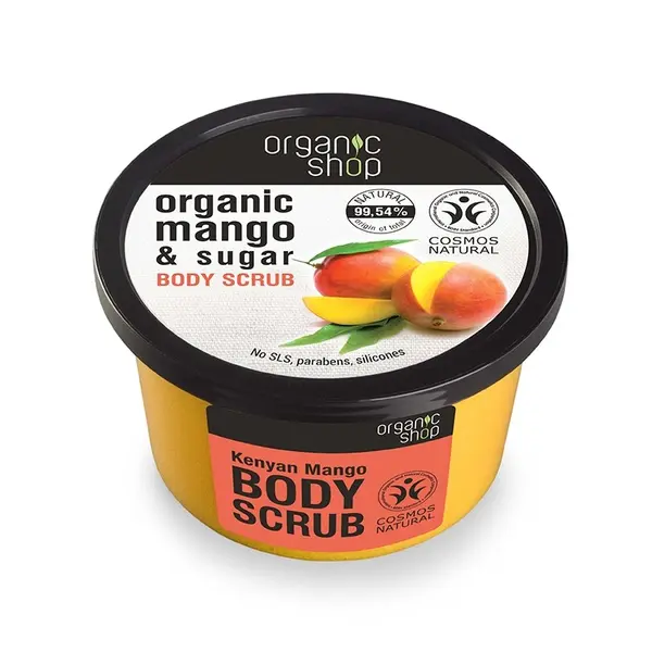 Scrub de corp Kenyan Mango, 250ml, Organic Shop