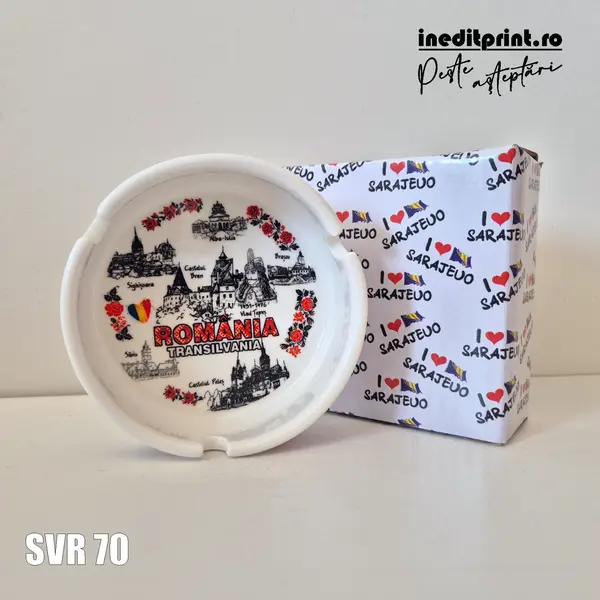 Scrumiera suvenir Romania SVR70