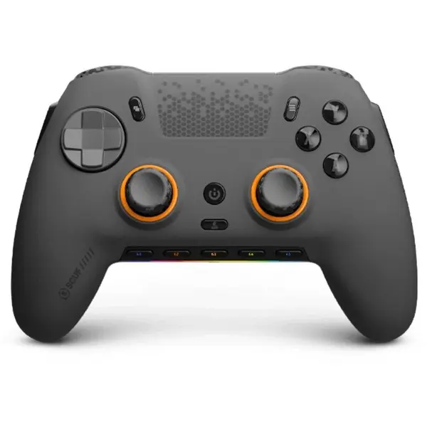 SCUF Controller Wireless Scuf EVISION PRO, Compatibil PC, USB-C, Jack 3.5 mm, Gri inchis