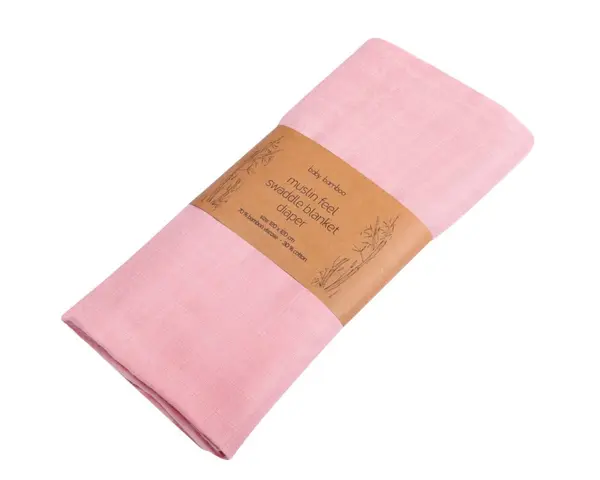 Scutec cu fibra de bambus 120x120 cm Pink