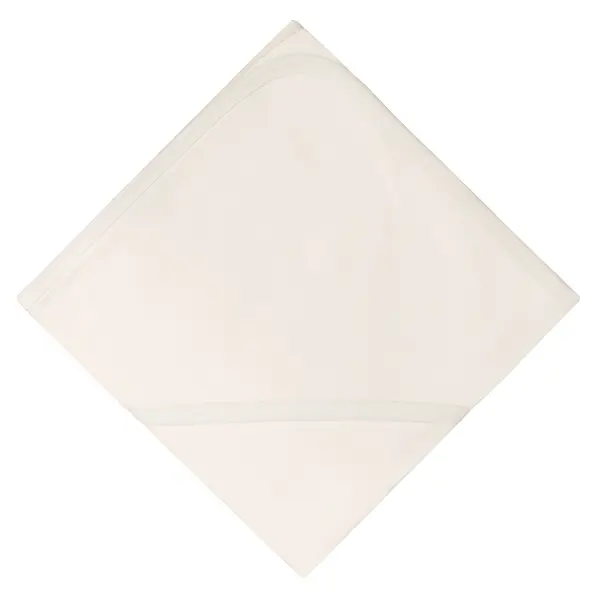 Scutec cu glugă pentru bebeluși Bio Baby - bej, 80 х 80 cm