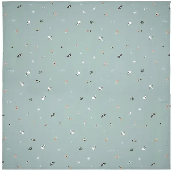 Scutec de muselină Bebe-Jou - Ocean Vibes, 110 x 110 cm