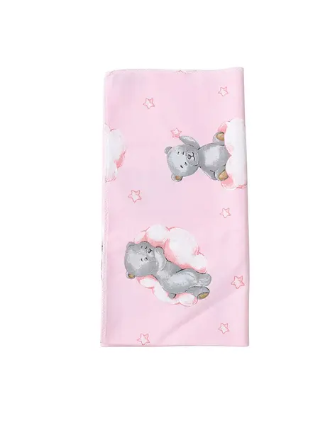 Scutec finet imprimat Sleepy Bear, roz