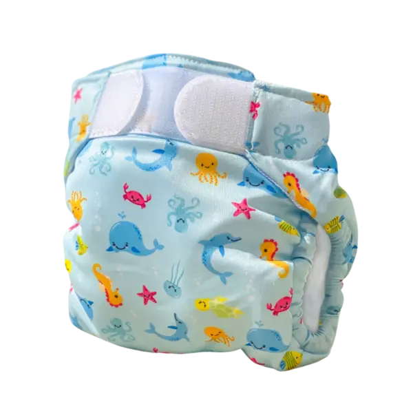 Scutec inot reutilizabil 9-16 kg Albastru, 1 bucata, Freds Swim Academy
