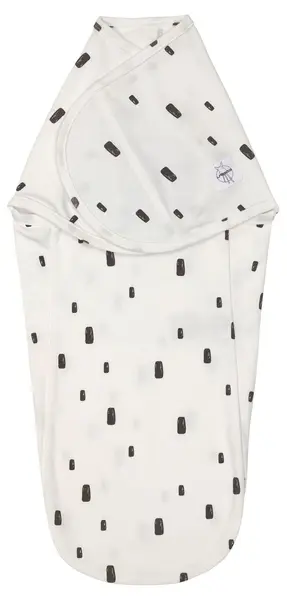 Scutec pentru înfășat Lassig - Cozy Swaddle Bag, alb