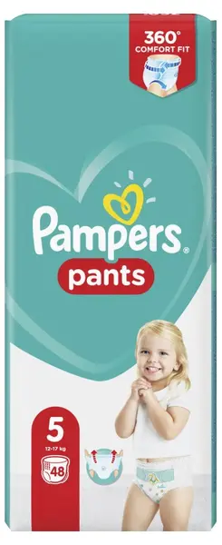 Scutece chilotei Pampers 5, 48 buc.