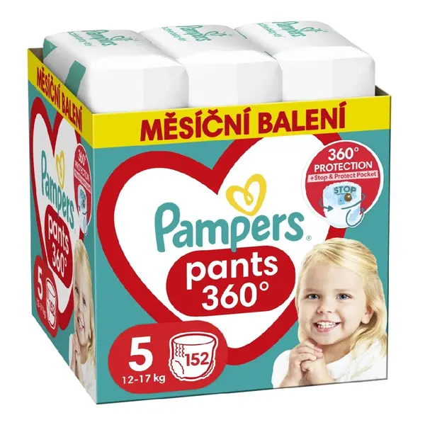 Scutece chilotel Active Baby Pants, marimea 5, 11-17 kg, 152 bucati, Pampers