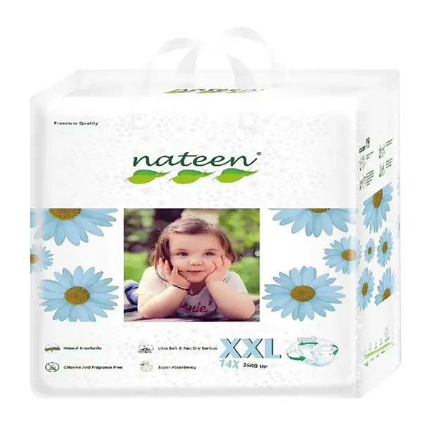 Scutece hipoalergenice Flex&Fit Premium, XXl, Nr.6, 15-25kg, 14 bucati, Nateen