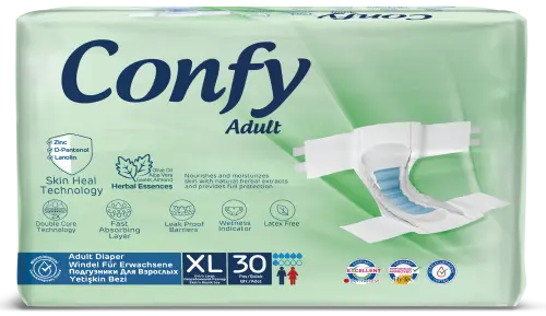 Scutece pentru adulti Jumbo Marime XL, 30 bucati, Confy
