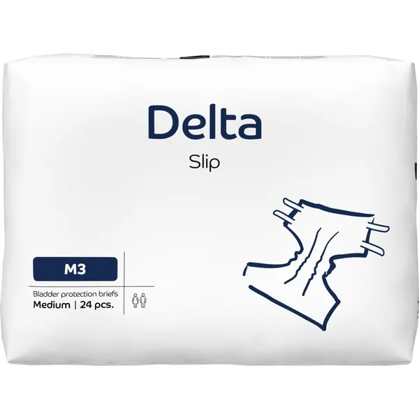 Scutece pentru adulti M3 2800ml Delta Slip, 24 bucati, Abena