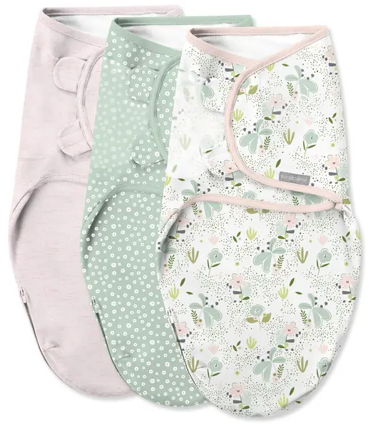 Scutece pentru înfășat SwaddleMe - By Ingenuity, Peekaboo Panda, 3 bucăți