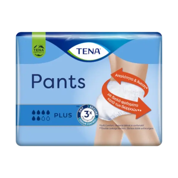 Scutece tip chilot pentru adulti Pants, Plus Large, 14 bucati, Tena
