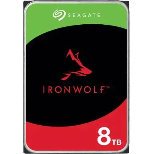 Seagate Hard Disk Seagate IronWolf 8 TB, SATA3, 256 MB cache, 5400rpm, 3.5 inch, 2 bucati