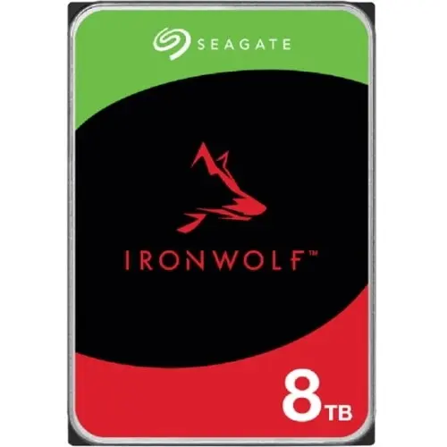 Seagate Hard Disk Seagate IronWolf 8 TB, SATA3, 256 MB cache, 5400 rpm, 3.5 inch, 8 bucati