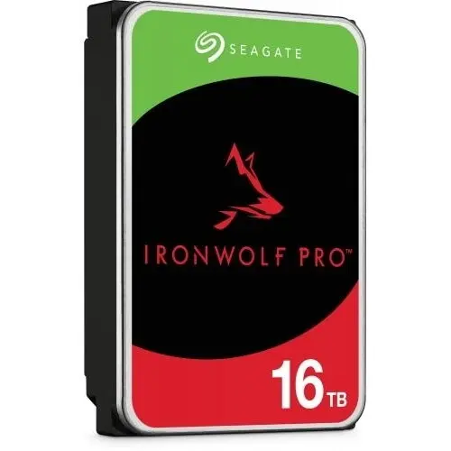 Seagate Hard Disk Server Seagate IronWolf PRO 16 TB, 7200rpm, 6Gb/s, SATA, 256MB cache, 3.5 inch, 24x7 pentru sisteme NAS RAID Rackmount, 4 bucati