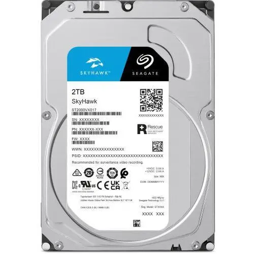 Seagate Hard Disk Server Seagate SkyHawk Surveillance, 1TB, SATA3, 256MB, 3.5inch
