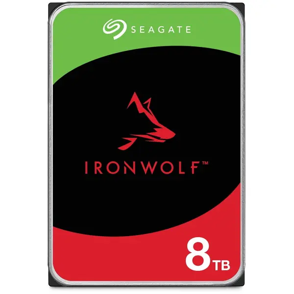 Seagate HDD Seagate IronWolf, 8TB, 5400rpm, 256MB, SATA III