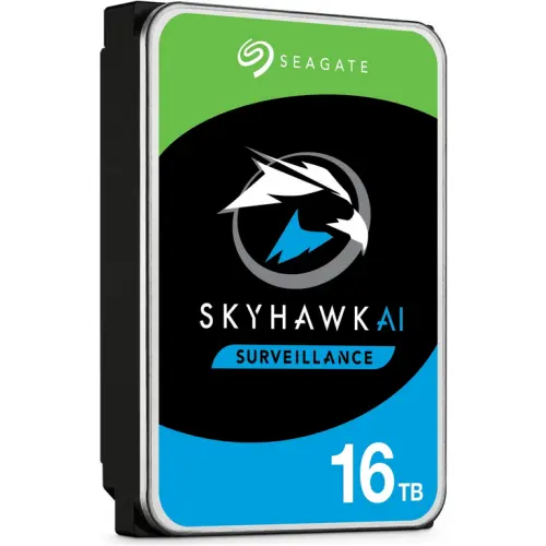 Seagate HDD Seagate SkyHawk AI ST16000VE005, 16 TB, 7200 RPM, 512 MB, 3.5 inch, SATA III