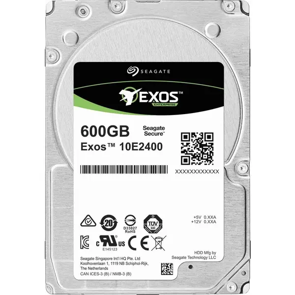 Seagate SEAGATE ST600MM0099 SEAGATE HDD Server Exos 10E2400 512E/4K (2.5'/600GB/SAS/12Gb/s/10000rpm)