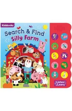 Search & Find Silly Farm: 10 Button Sound Book [With Battery] - Kidsbooks