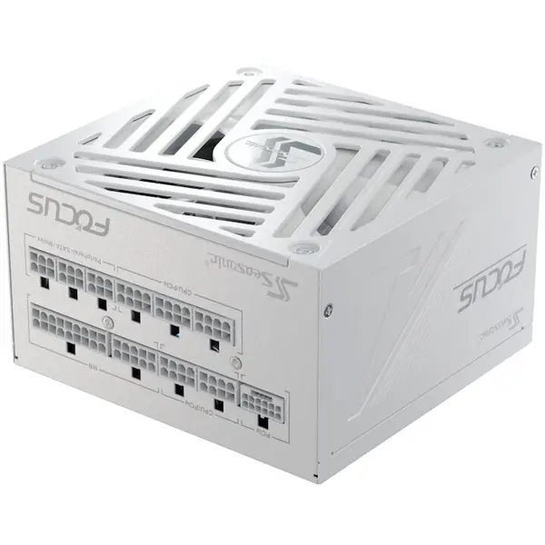 SEASONIC Sursa Seasonic FOCUS GX ATX 3 (2024), 80 Plus Gold, 1000W, 12VHPWR, ATX 3.1, Full Modulara, Alb